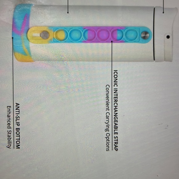 Elemental Iconic Pop Fidget Bottle -  14oz, Rose - Picture 11 of 13